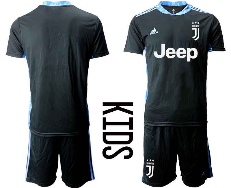 Youth 2020-2021 club Juventus black goalkeeper Soccer Jerseys1->juventus jersey->Soccer Club Jersey
